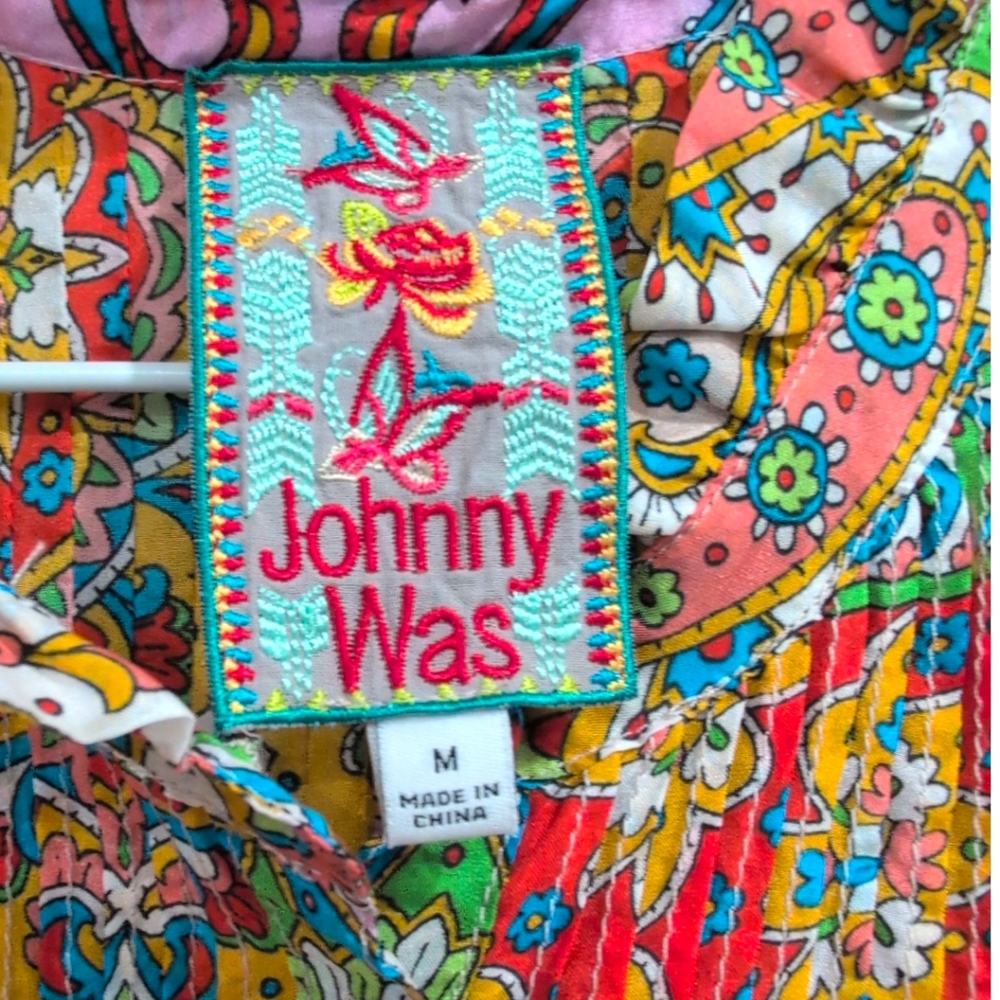 NWOT JOHNNY WAS Braemar Kita Tunic Long sleeves Medium $400 - Picture 5 of 7